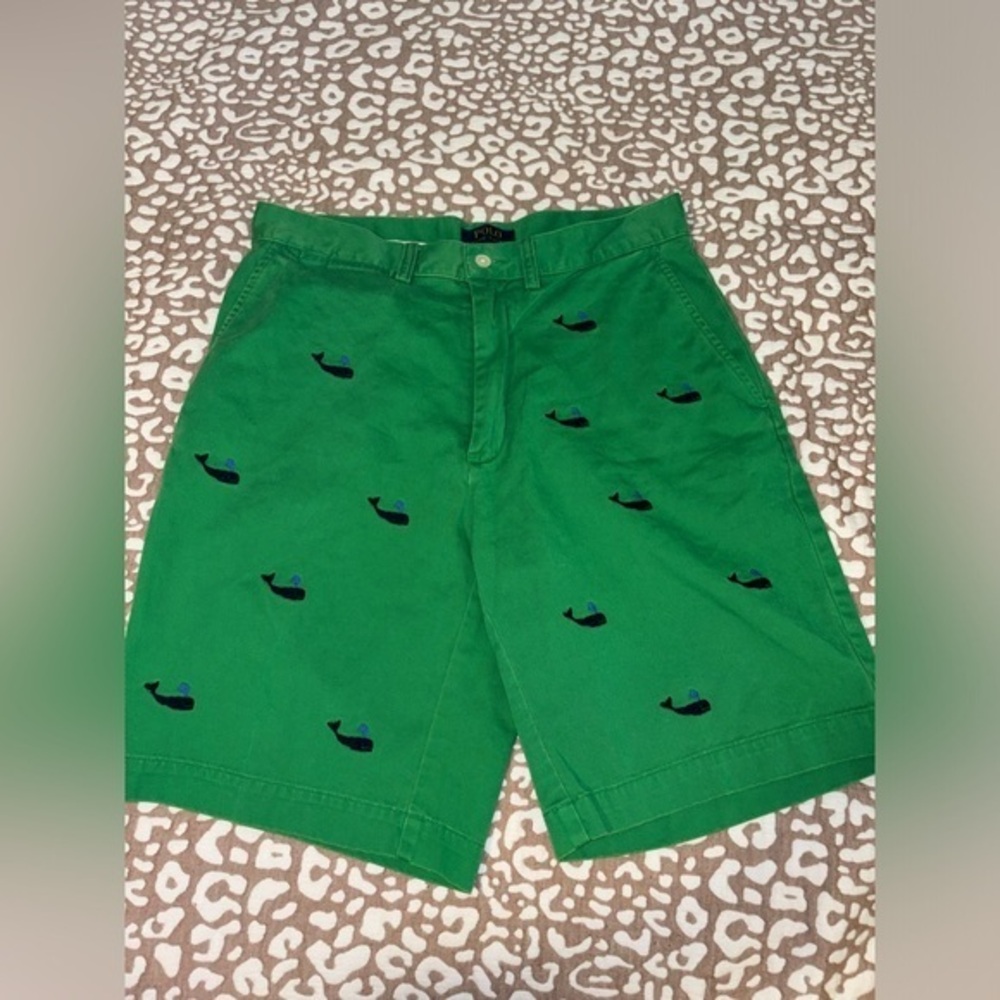 Polo Ralph Lauren whale embroidered shorts